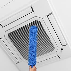 Foldable Multipurpose Microfiber Ceiling Fan Duster (Random Color)