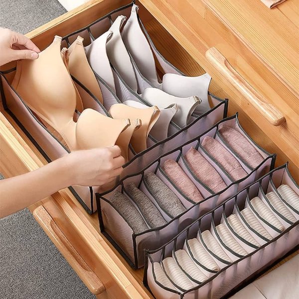 3pcs/set Clothes Storage Ladies Undergarments Storage Box | Drawer Organizers